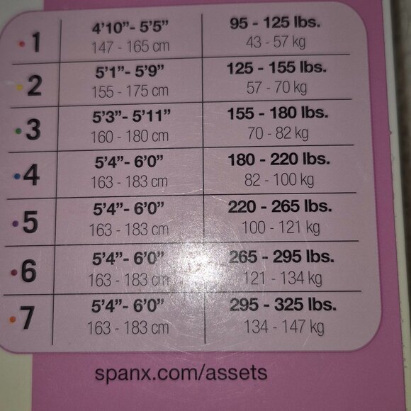 NWT SPANX Assets Black Shapings Pantyhose (L 3) &  (XL 4) - Picture 3 of 5